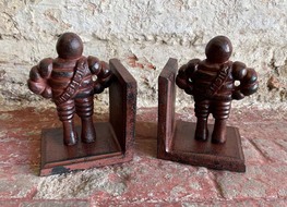 Michelin bookends-brown